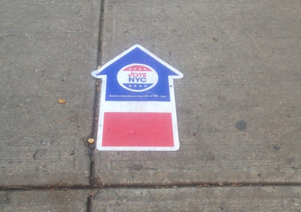 Voter Sidewalk Sticker, MIdwood High School