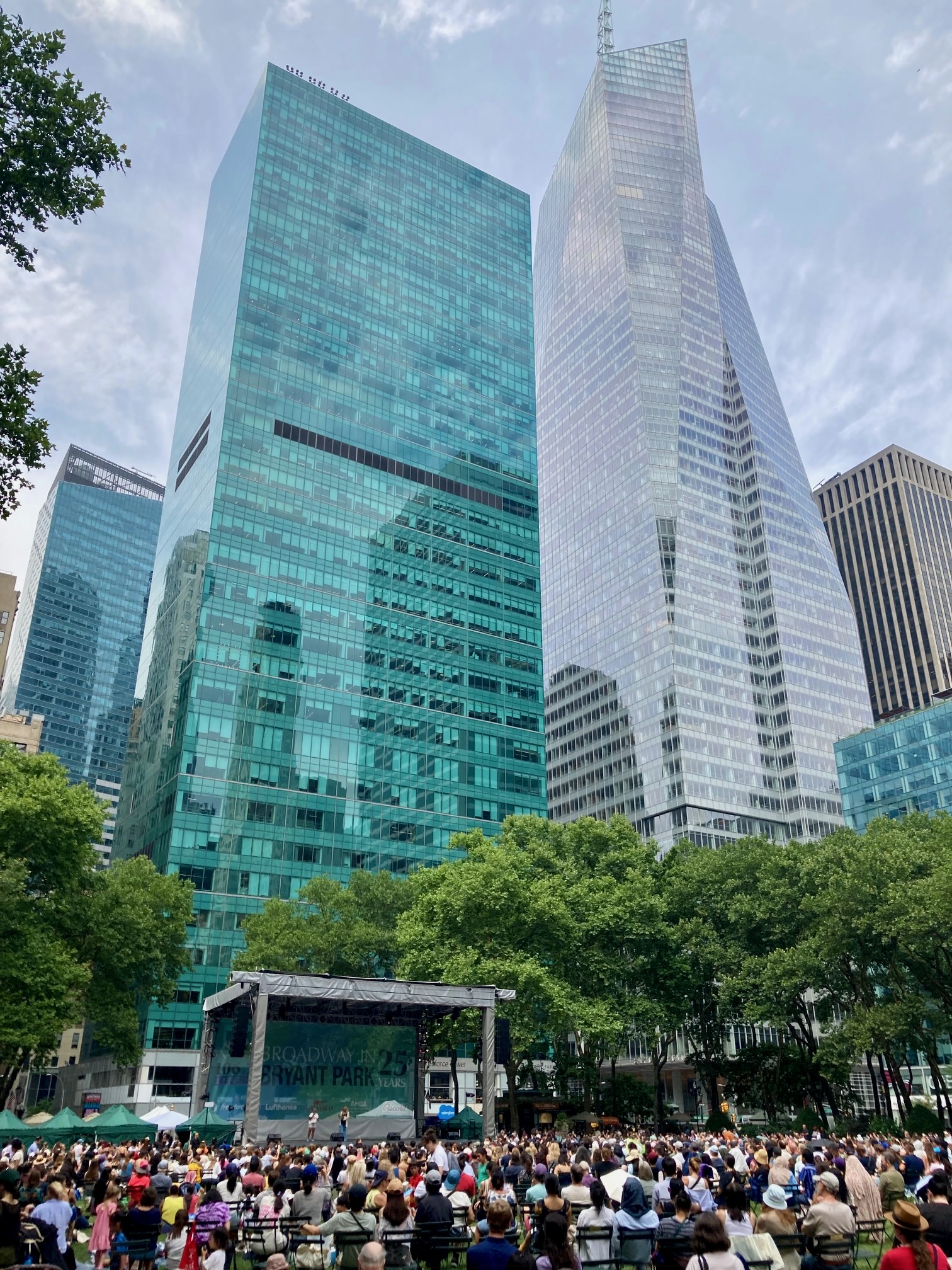 Broadway in Bryant Park 